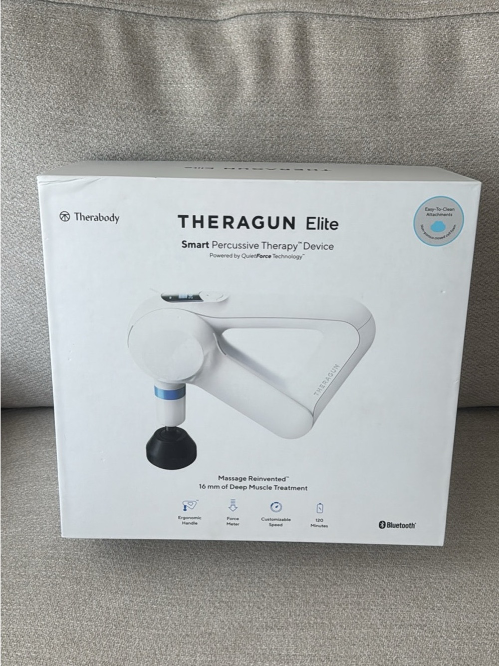 Therabody Theragun Elite Percussive Therapy Device - White